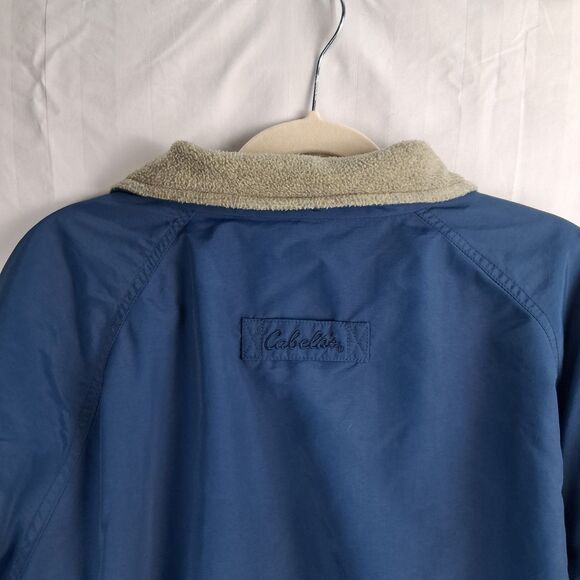 Cabela’s Gore-Tex Mens Size L Black Parka Jacket Waterproof Fleece Lined Size L - Picture 11 of 16